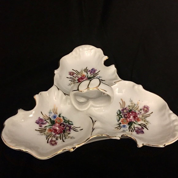 Vintage Thames Candy Dish with Gold Trim - Picture 1 of 5